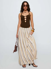 Silverwing Cut Out Bodysuit Chocolate